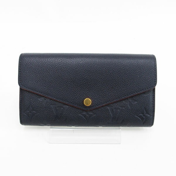 Louis Vuitton Sarah Long Marine Wallet Portefeuille Empreinte Rouge - Picture 1 of 8